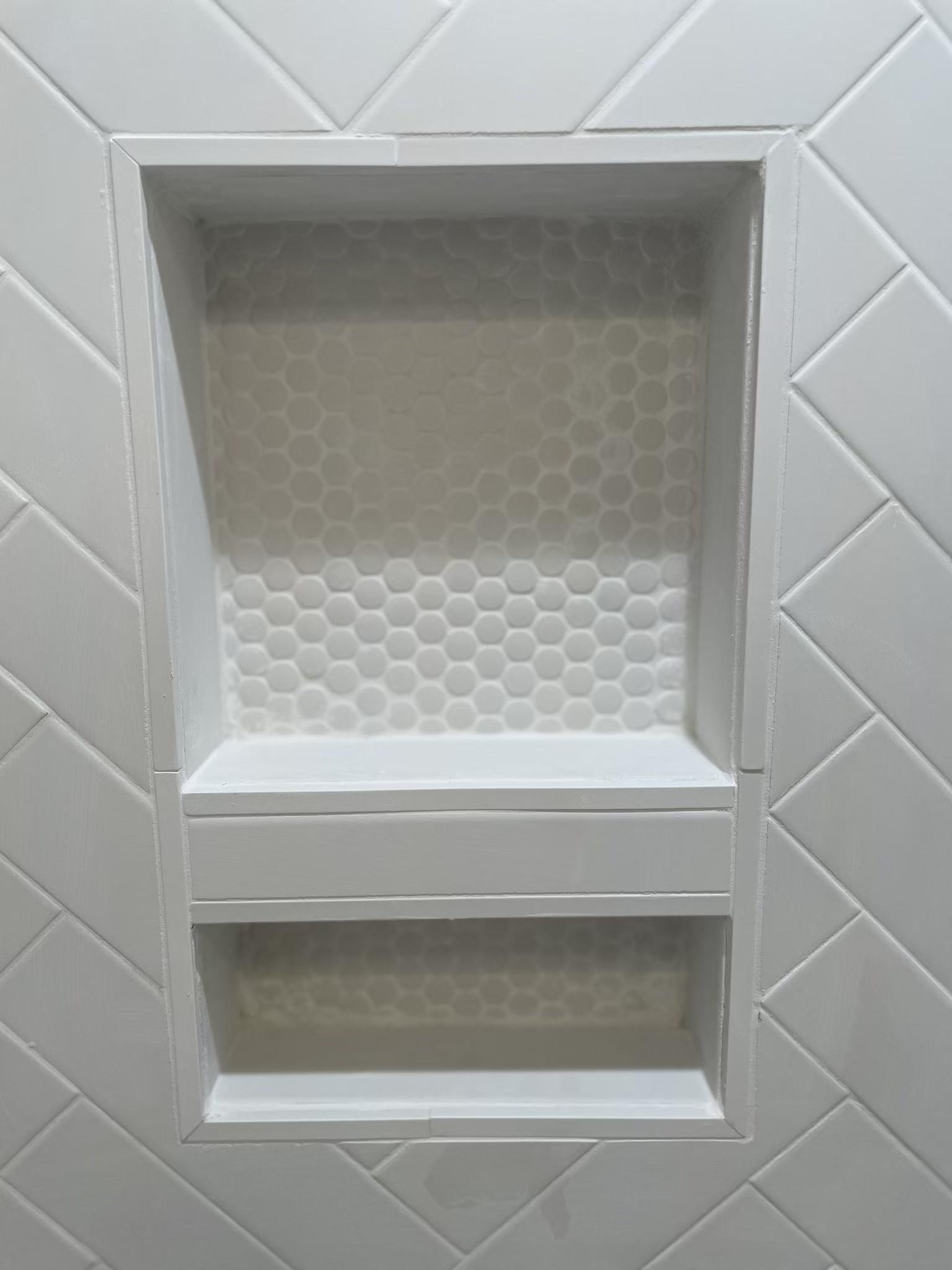 Finished bathroom remodel ready for everyday use